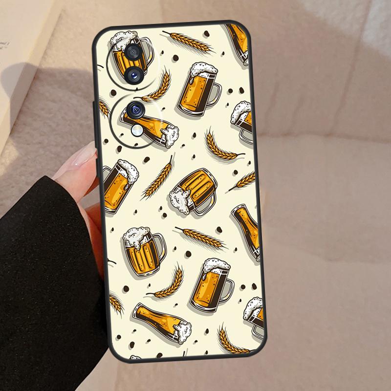

Alcohol Beers Drink Beer For Honor Magic 7 6 5 Lite V5 Case For Honor 400 Pro 200 50 70 90 X8a X8b X9a X9b X9c Cover Honor 70 Lite