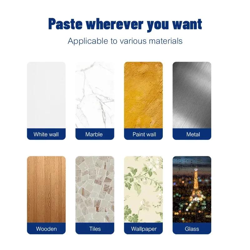 1-10pcs Car Storage Hooks, Strong Adhesive Paste for Dashboard, Organizer for Mask Cable Key, No Drill Interior Accessories