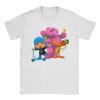Printed Pocoyoed With Friends TShirt Unisex 100Cotton Short Sleeve Oneck Summer Top Tee