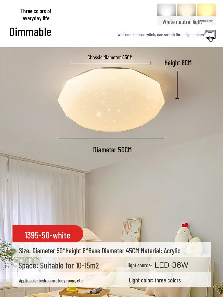 Warm Romantic Solid Wood Flower Ceiling Light for Children's or Master Bedroom