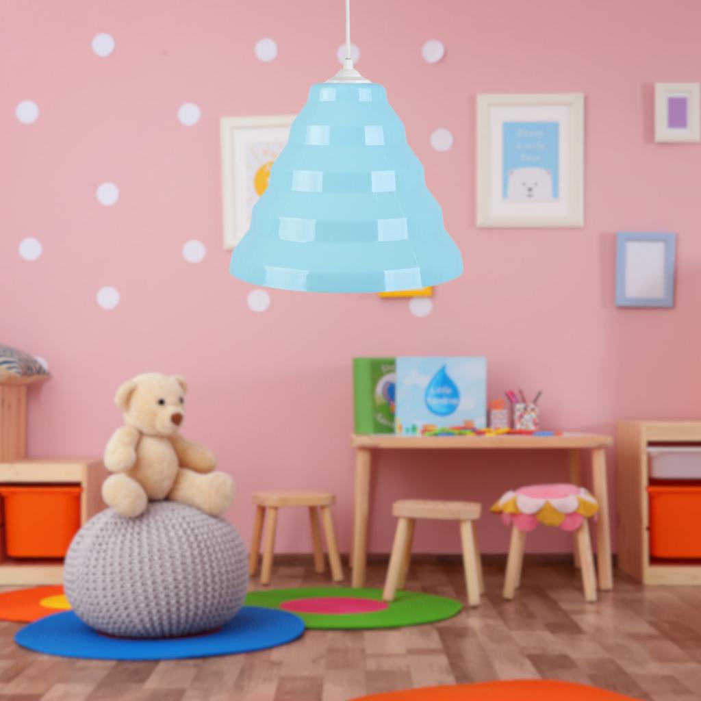 Bolton Tekli Mavi Mika Sarkıt Çocuk Odası Avize Antre Hol Cafe Aydınlatma