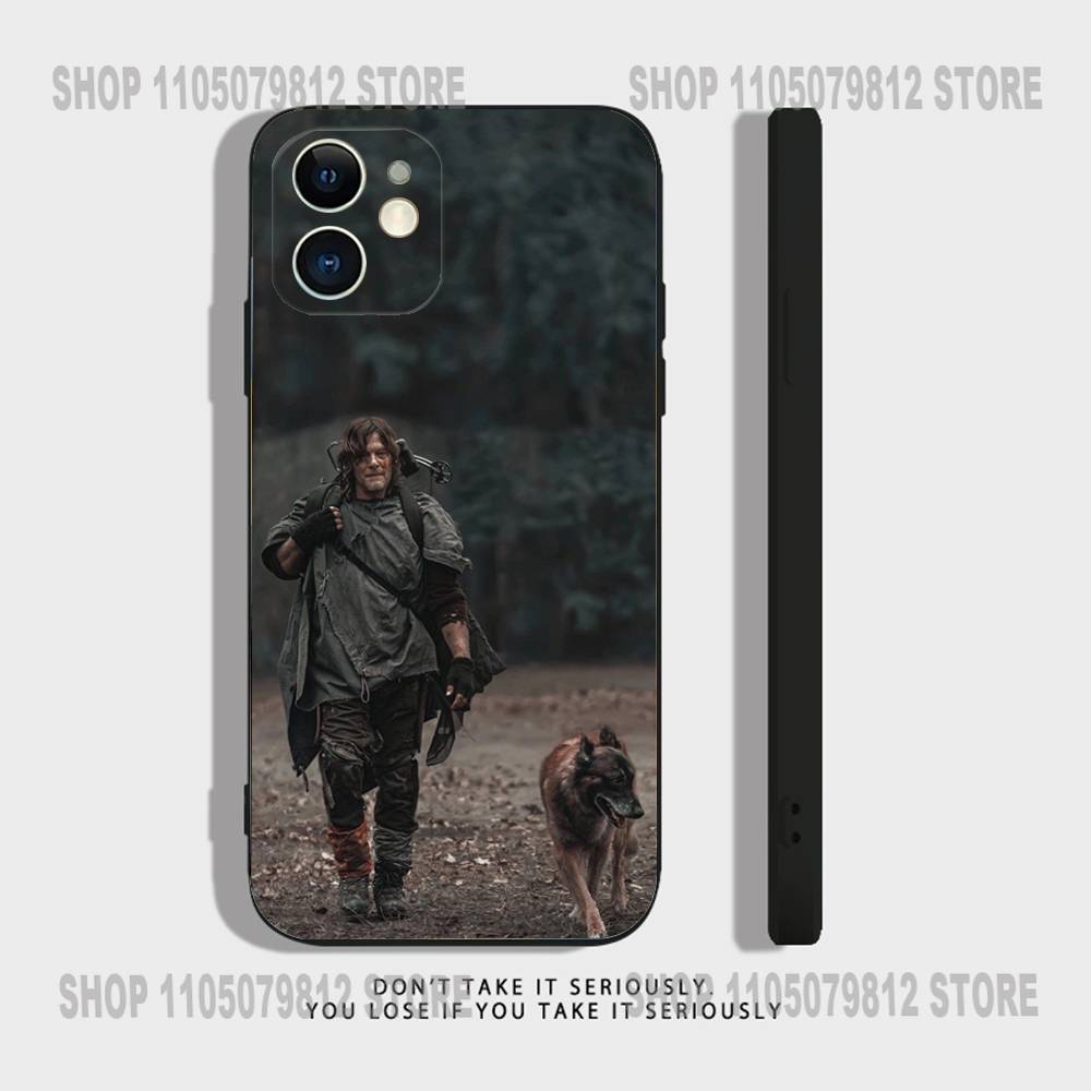 TWD T-The Walking Dead Phone Case For iPhone 17 16,15,14,13,12,11,Pro,XS,Max,XR,Plus,Mini Soft Silicone Black Shockproof