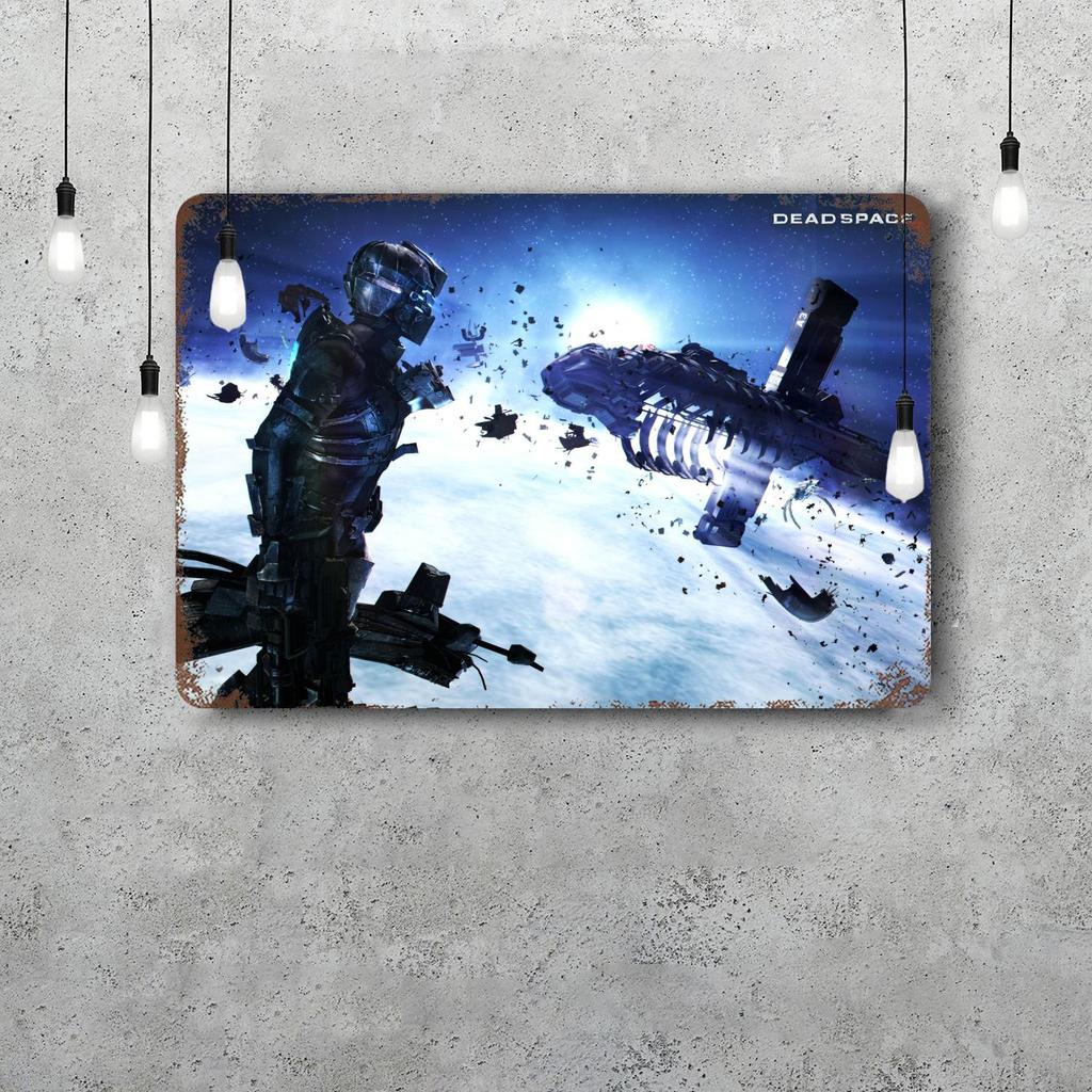 Dead Space Game Vintage Tin Sign Home Decor Wall Decor Art Wall Mural Room Decoration Decor Retro Metal Sign Plate Bar Posters