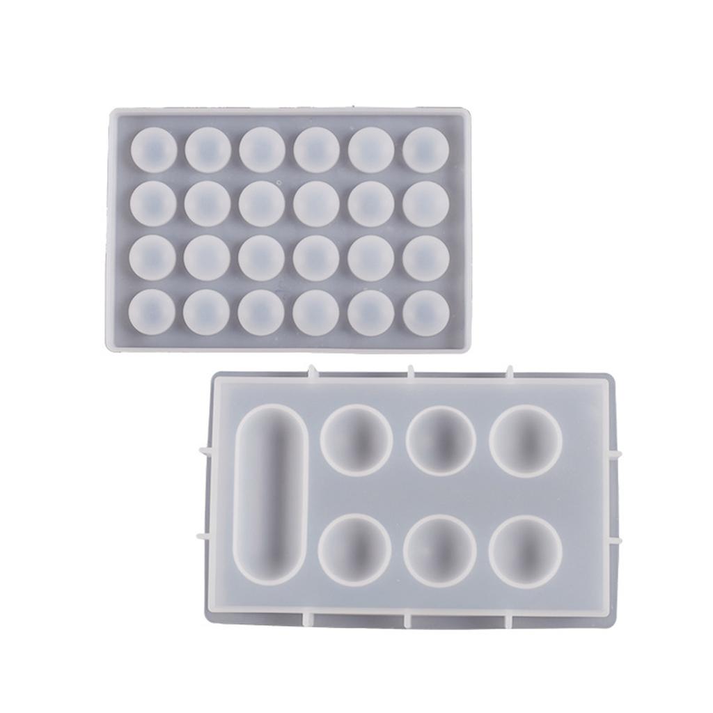 Mancala Game Silicone Resin Mold Mancala Stones Epoxy Mold with Screw Kit Family Party Board Game Silicone Mold DIY Art