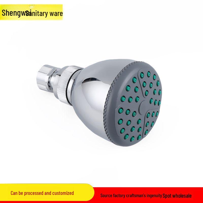 Wassersparender Duschkopf: Druckverstärkte, abnehmbare Kunststoffdüse