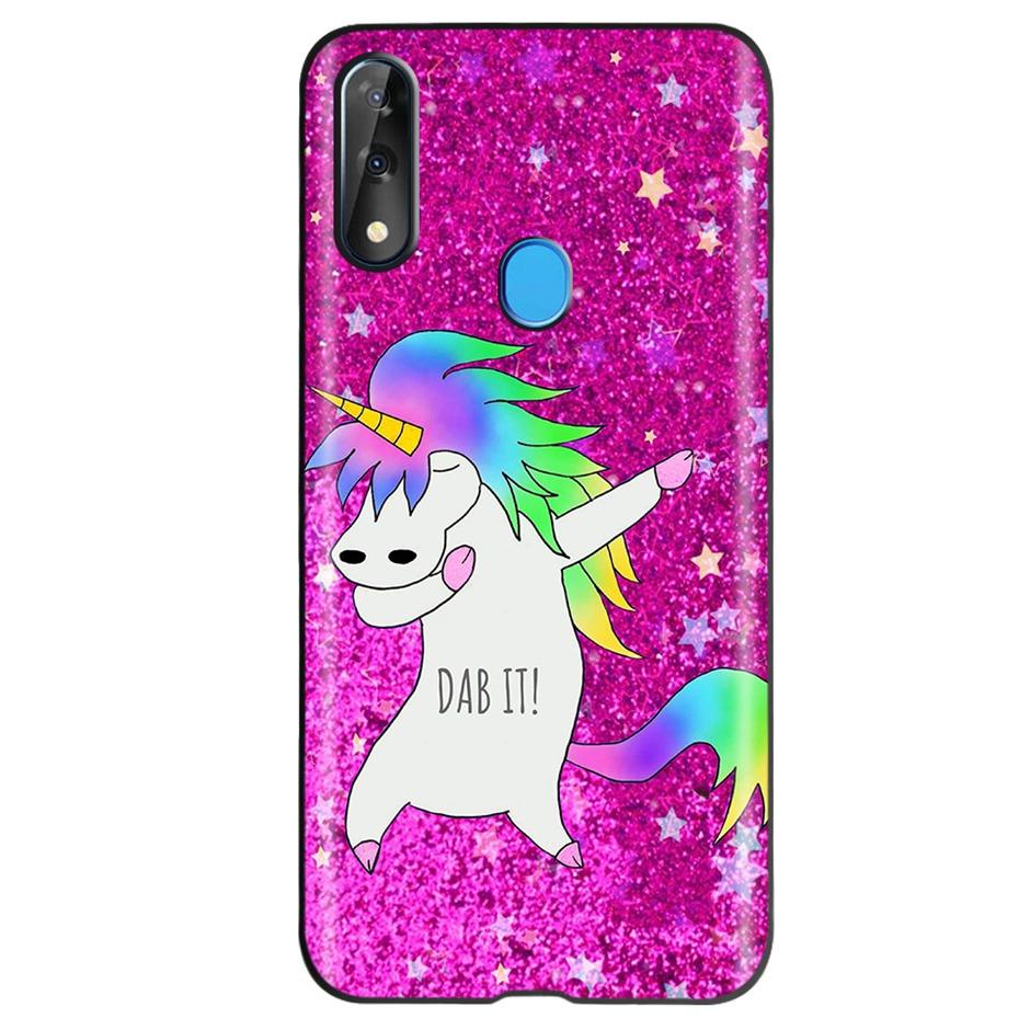 Etui do ZTE Blade V10 Modny Wzór Kwiatowy Serce Etui na Telefon do ZTE Blade V10 Vita V 10 Czarne Silikonowe Miękkie TPU Zderzak