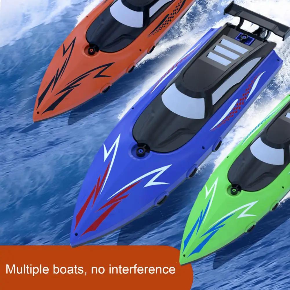Non-Toxic 2.4G Rc Boat Kid Toy Remote Control Boat Double Motor Speedboat Simulation Double Sculls Yacht Toys For Children'S Day Gift