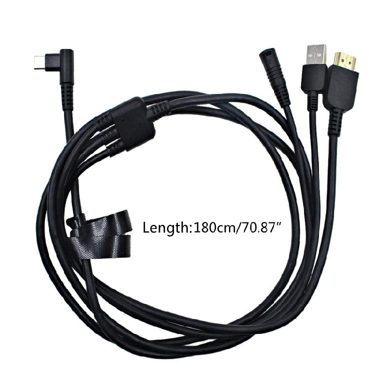 ForHUION 3 IN 1 Data Cable HDMI-compatible forKamvas Pro 12 KamvasPro 13/16