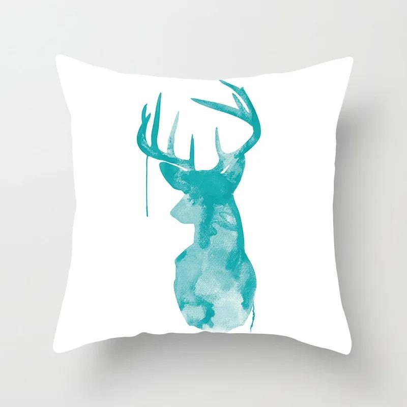 Office Living Room Home Pillowcases Various Animal Cartoon Pattern Pillowcases Car Ornaments