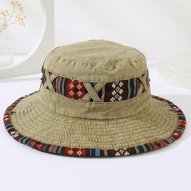 Fisherman Hat For Spring And Summer, Suitable For Outdoor Use Activities Like Hiking And Fishing Vintage-Style Vintage Washed