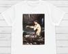 Mermaid Art T-Shirt, Waterhouse Pre-Raphaelite Graphic Tee