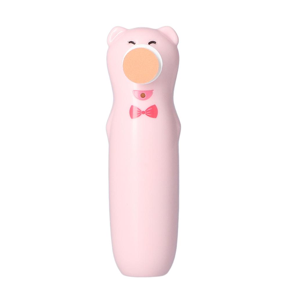 Baby Nail Clippers Bear Charging Newborn Baby Electric Nail Clippers Nail Sharpener SetPink