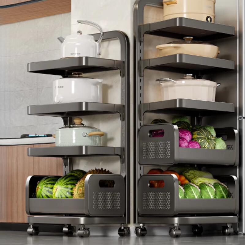 Yingbai Multi-functional Adjustable Kitchen Storage Rack