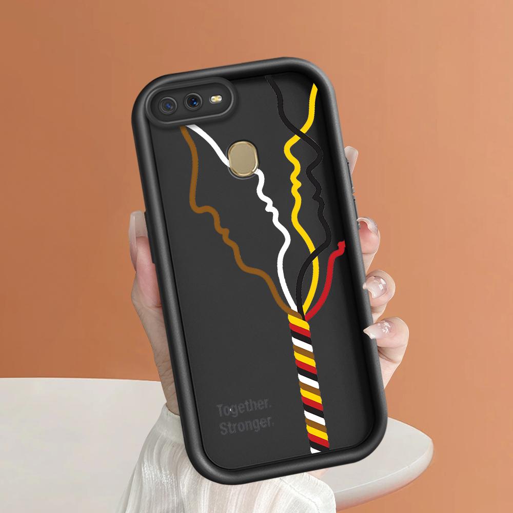 Coque de protection antichoc en silicone souple avec motif de dessin animé pour appareil photo OPPO Reno Realme OnePlus