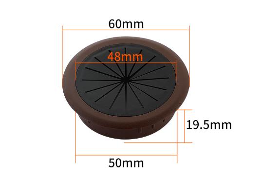 Desk Cord Grommet Wire Hole Cover Flexible Outlet Dust Plug Wire Tidy Rubber Gasket In Desk Table For Home Office Computer