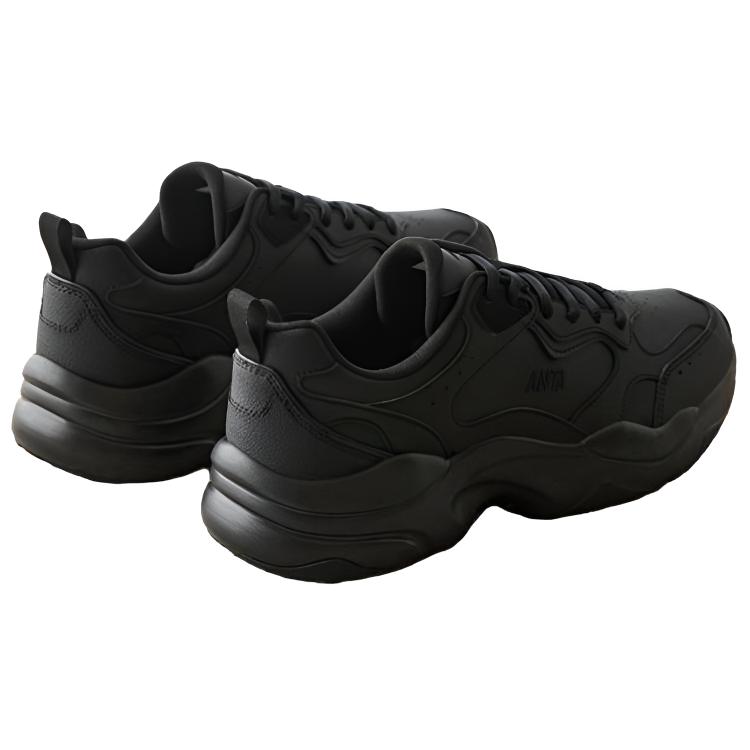 ANTA Men's Xingfeng Retro Chunky Dad Shoes All Black 112538814-2