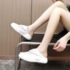 K new mesh semi-drag summer tide casual breathable thick-soled heightening net shoes student board shoes