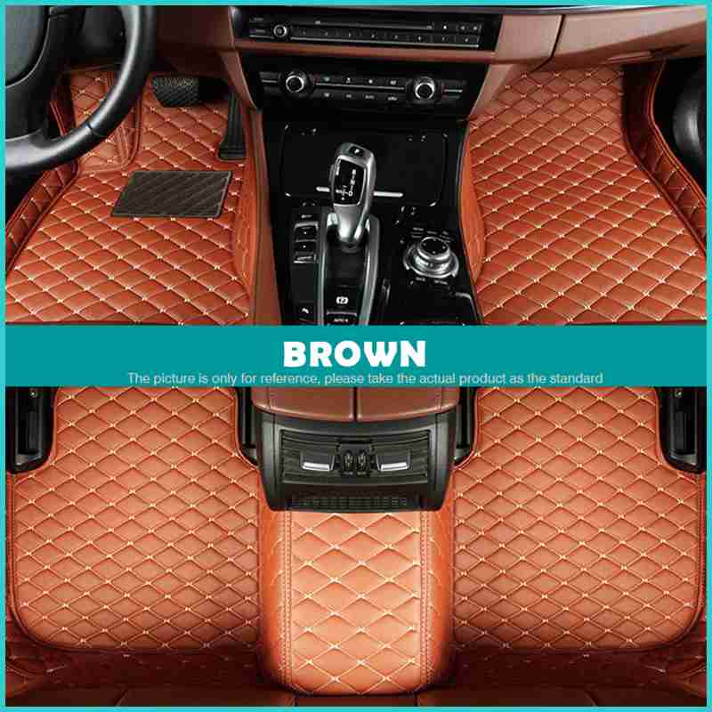 Car floor mats for Toyota SEQUOIA Seven Seats 2008 2009 2010  auto foot Pads automobile carpet cover interior accessories