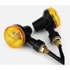 4x Schwarze Motorrad Blinker für Yamaha Suzuki Honda