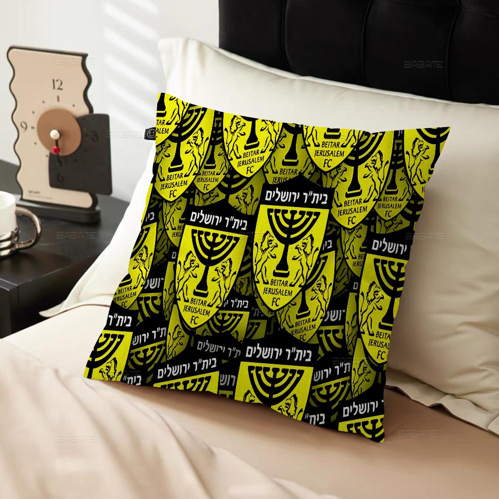 

B-Beitar J-Jerusalem F-FC Pillow Anime Pillow Sofa Bed Head Pillow Cover Cushion Cover 45x45 Cm Fashion 12x12Inch