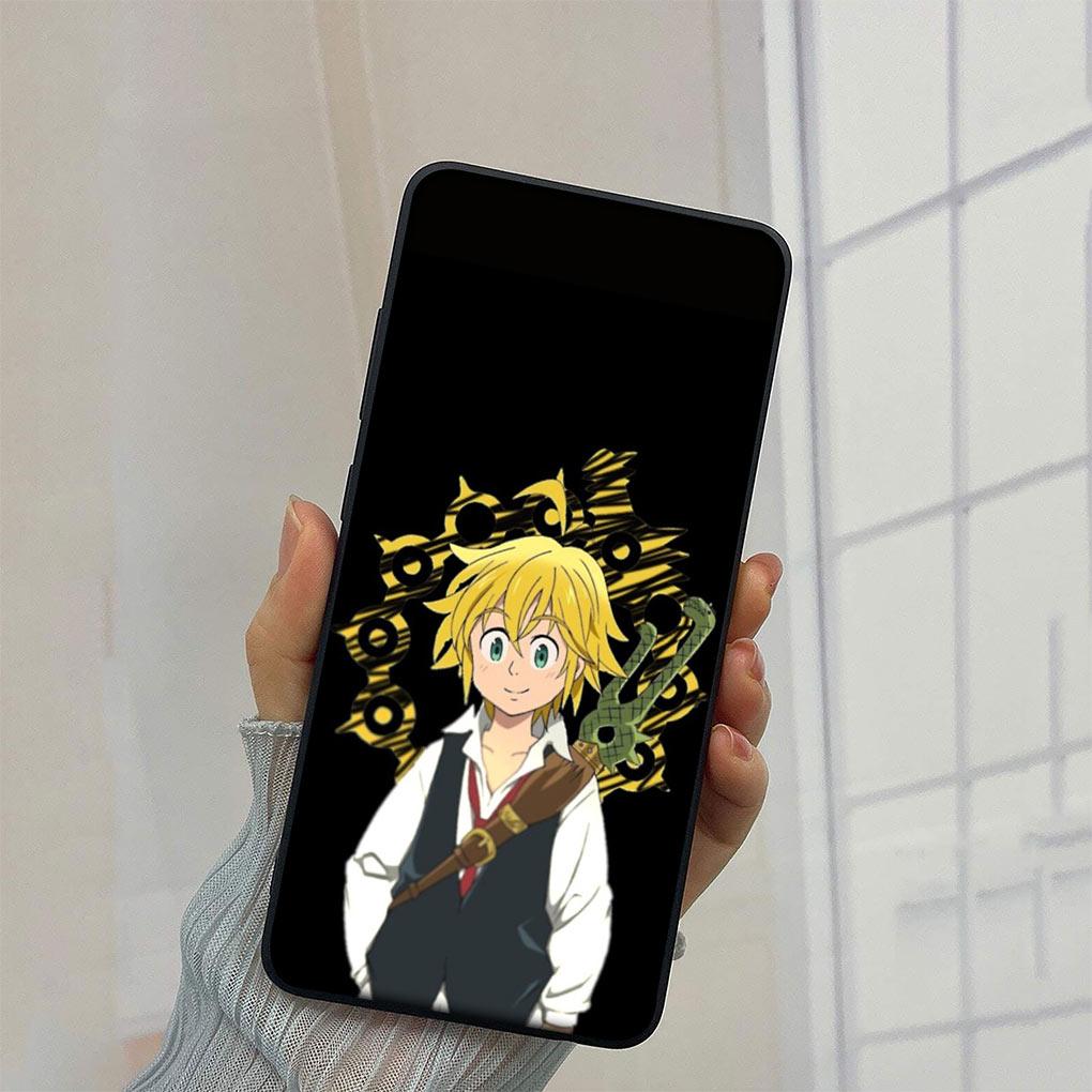 Anime Sedm smrtelných hříchů Meliodas Kryt na telefon pro Samsung Galaxy A10 A20 A53 A30 A31 A32 A50 A51 A52 A12 A33 Měkký TPU kryt