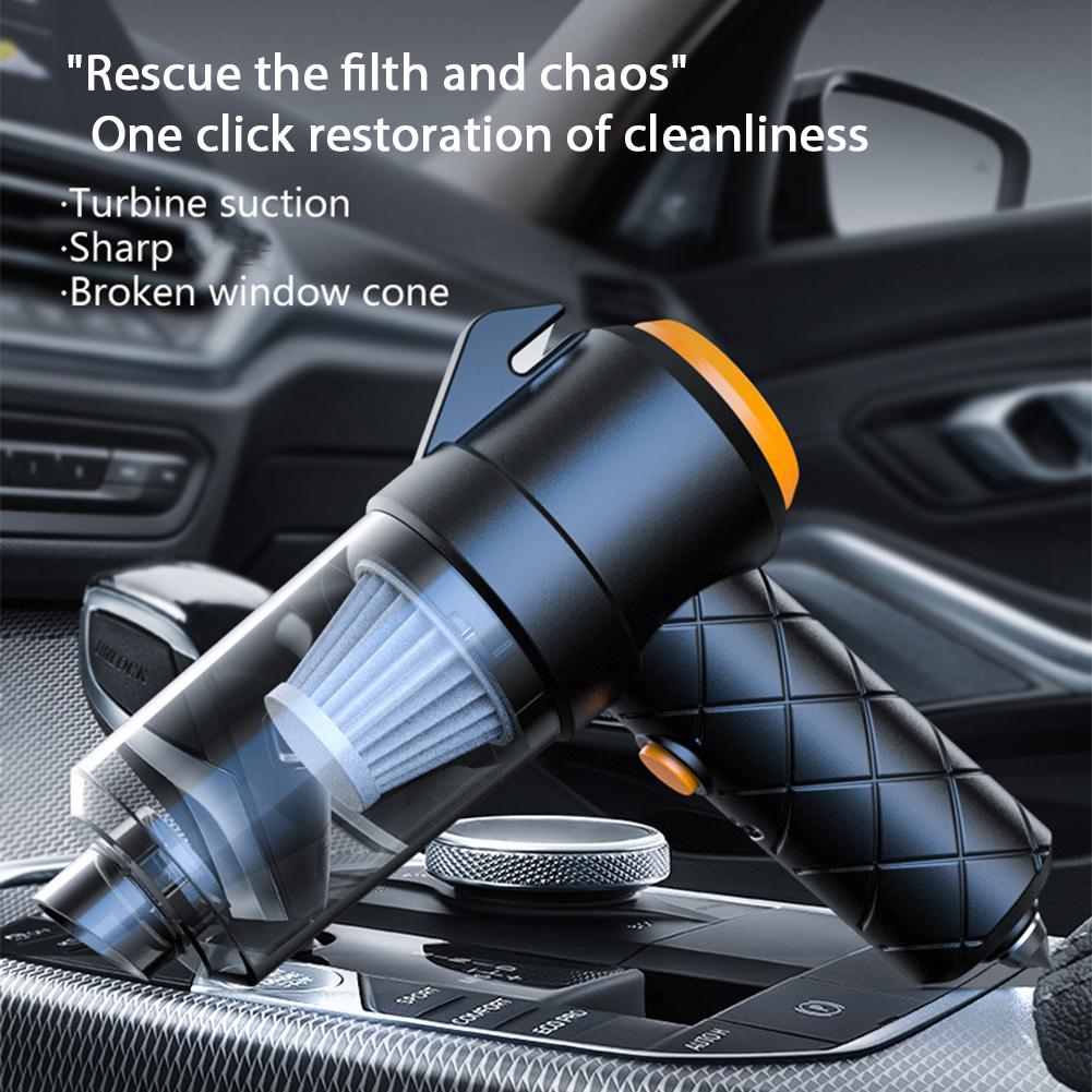 Super Powerful Portable Handheld Dry Type Mini Vacuum Cleaner Car Mounted Wireless Multi-Function High Power Charging Dust Colle