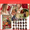 Christmas Ape Advent Calendar With Acrylic Decor And 24 Pieces For Holiday Festivities