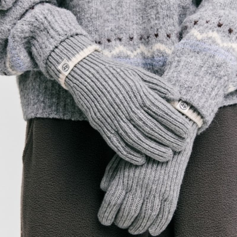 Rękawiczki DEPOUND dzianinowe - szare