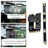 M.2 Key A+E To NVME  Adapter PCIE4.0 For 2230 2242 2260 2260 2280 Risers Card  Installation with Bracket
