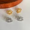 Elegant French Firework Stud Earrings: Sophisticated and Versatile Accessories for Women