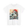 Catzilla Cat T Shirt, Japanese Art Funny Cat Gifts For Men Women T Shirt