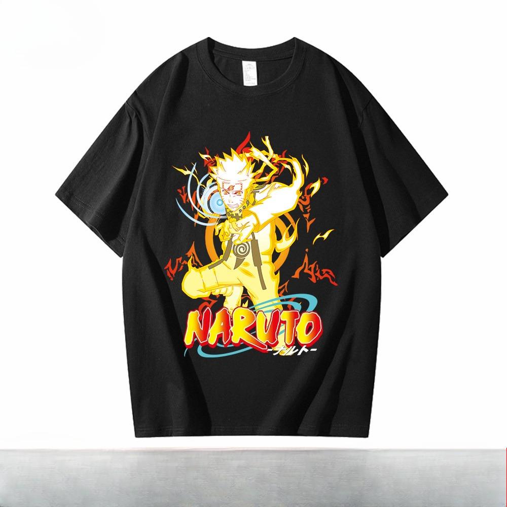 Naruto Team 7 Graphic TShirt for Men Women Kids Oversized Cotton Anime Tee Harajuku Streetwear Summer Short Sleeve