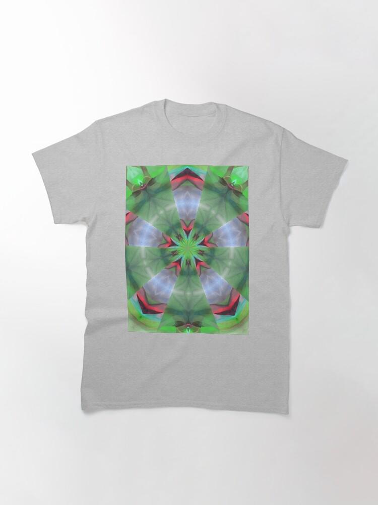 Pentangle Pastel Shades Multicolored Kaleidoscope Pentangle Pattern 5 Classic T-Shirt