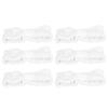 6PCS Microfiber Hdbands Soft Elastic Bowknot Hair Bands for Makeup Face Washing Sports Supplies