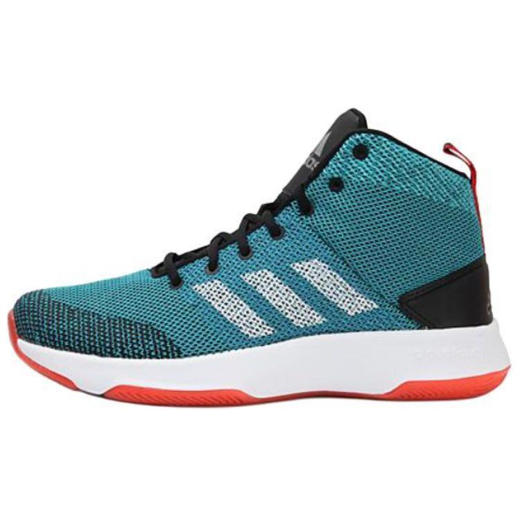 New Adidas Cloudfoam Executor Anti-Slip Wear-Resistant Mid-Top Basketball Shoes Men's Blue BB9904