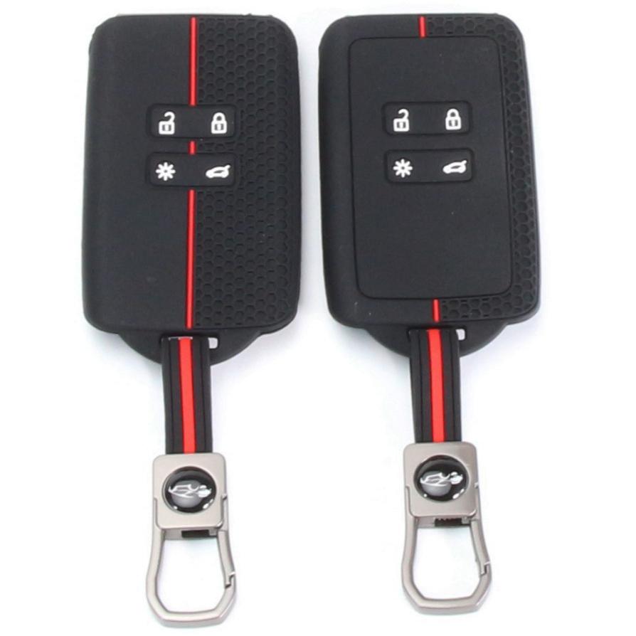 Silicone Car Key Case Cover for Dacia Duster Logan 3 Jogger Sandero for Renault Clio 5 Megane 4 Zoe Kadjar Captur Arkana Koleos
