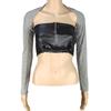 Breathable Woman Shrug Cardigan Shrug Crop Top Skin-friendly Long Sleeve Shawl