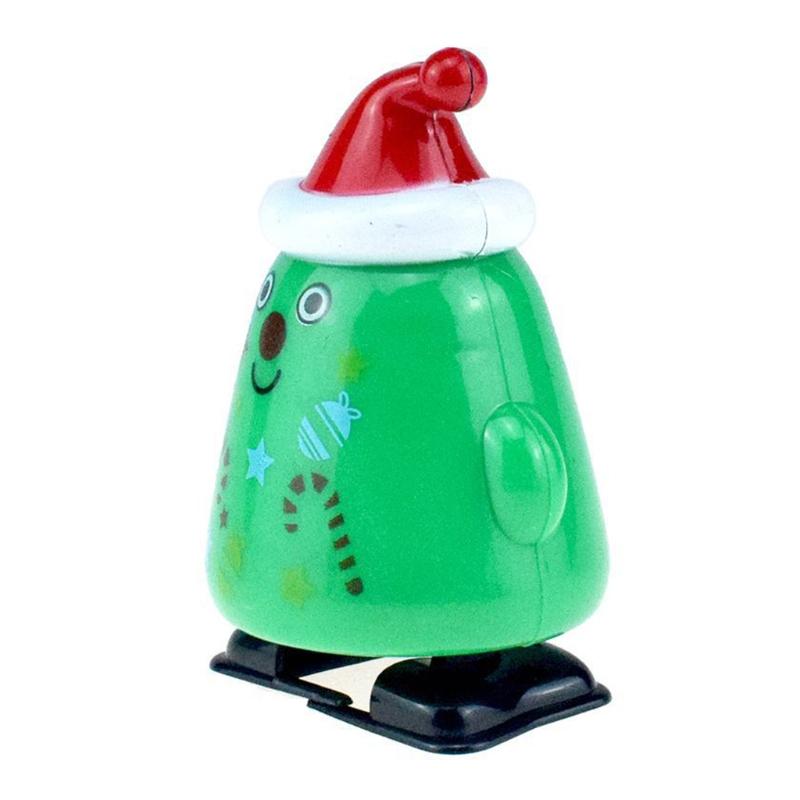 3inch Xmas Clockwork Toy Lovely Winding Toy for Baby Early Learning Education Fine Motor Skill Toy for Kindergarten Kids