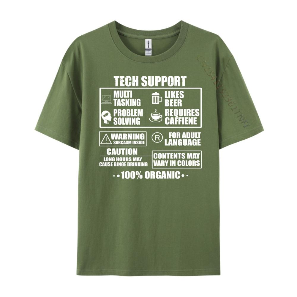 Vtipné oblečení pro technickou podporu Sysadmin Počítačový geek Vtip Pánské značkové oblečení Módní a trendy trička Vtipné