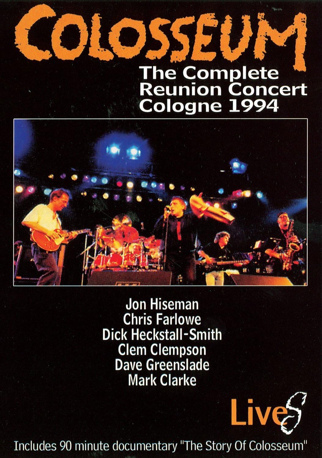 

DVD COLOSSEUM - The Complete Reunion Concert Cologn NJPDVD605NPROMO Angel Air Waves 2004 UK Rock Used