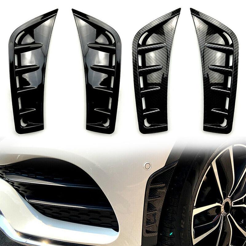 Használat Benz GLC-Class 2020+ GLC260 GLC300 X253 GLC63 GLC43 első kerék lökhárító légbeömlő motorháztető szellőzőnyílásaihoz Dekoratív burkolat tartozék
