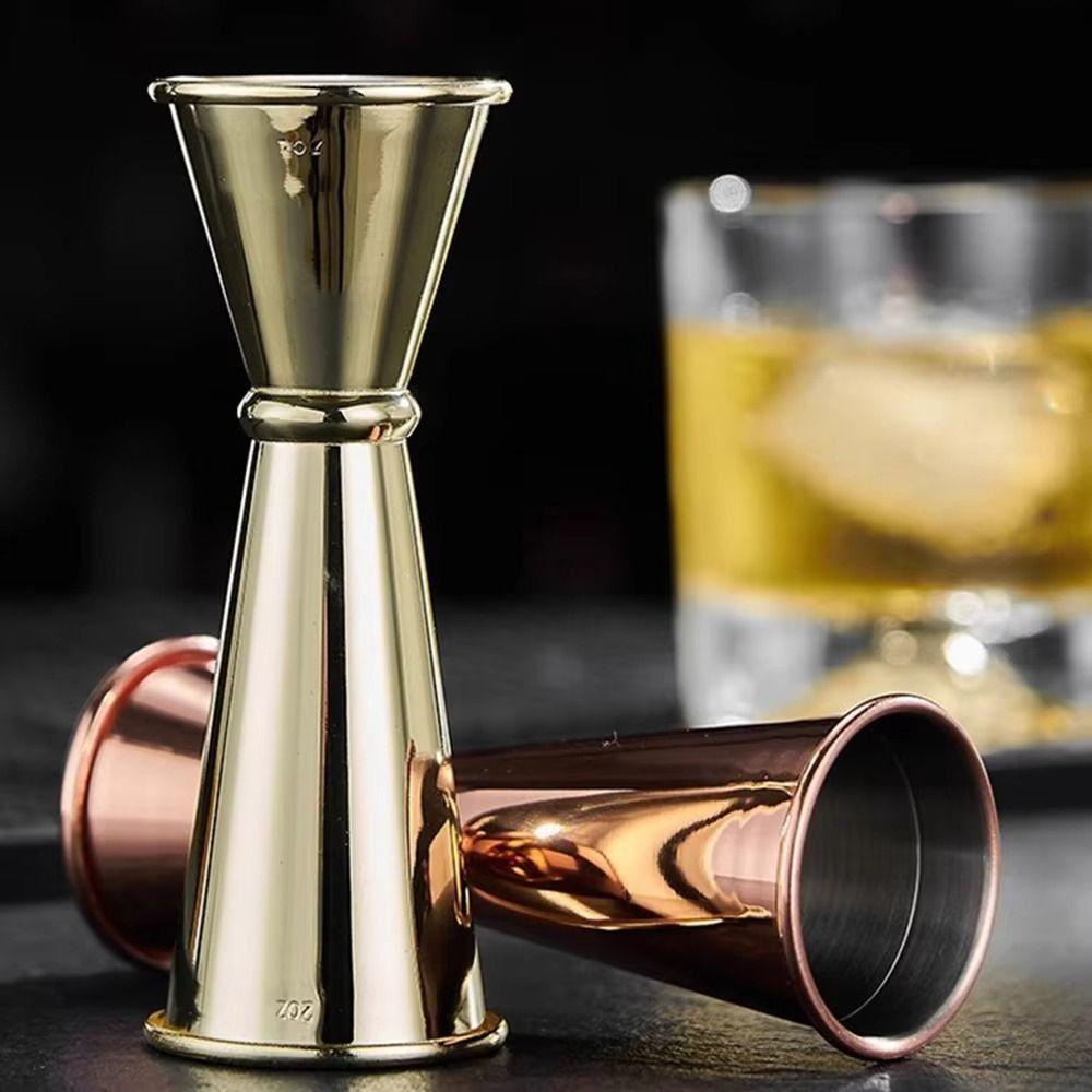 Japanese Style Drink Spirit Measure Jigger Stainless Steel Wine Shake Measure Cup Party