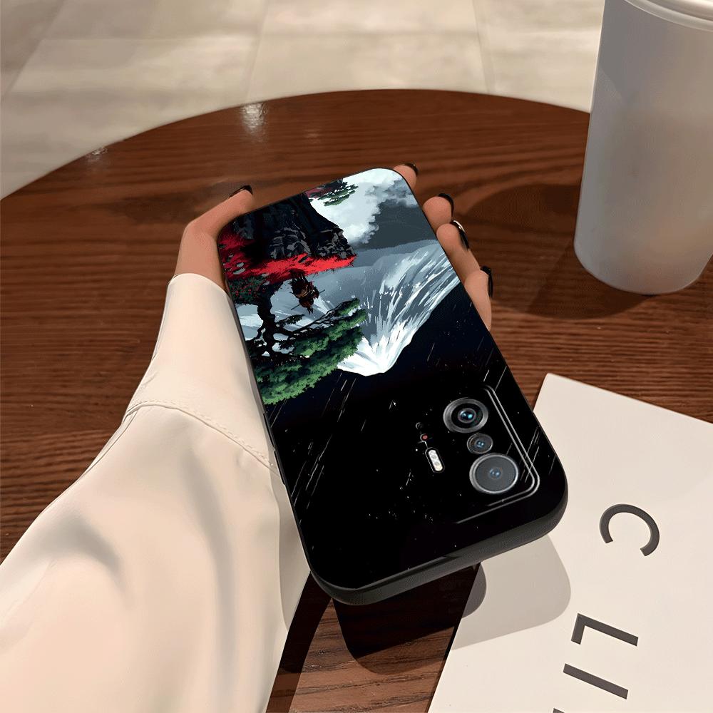 Case for Xiaomi Mi 13 Lite 11 14 12X 11T 10T 12T Pro 12 Funda Phone Cover Creative Mountain Peak Art