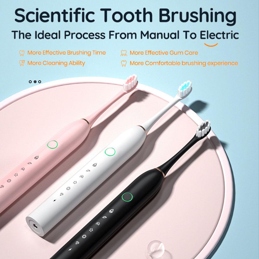 New Electric Toothbrush, Electric Toothbrush with Charger Stand Set