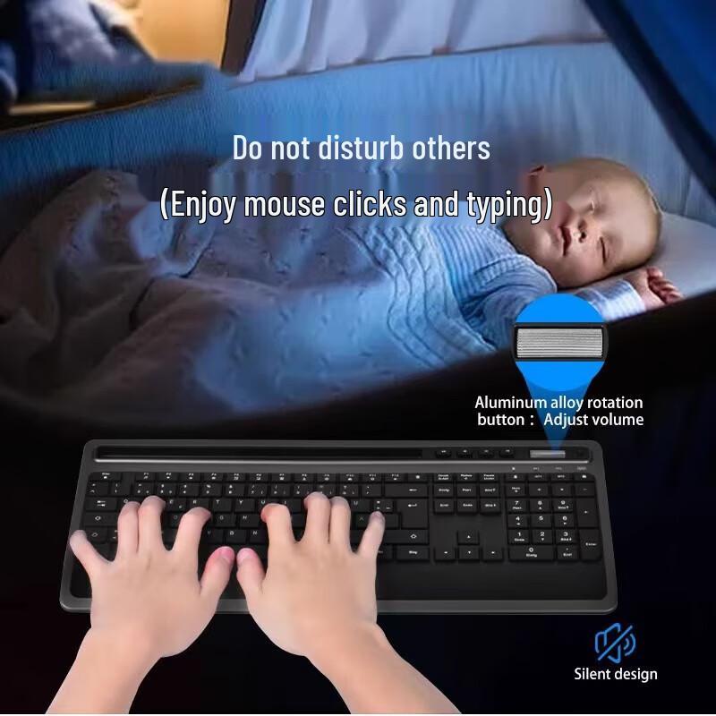 Bamu Xiong GJC-WT205 Wireless Keyboard & Mouse Combo