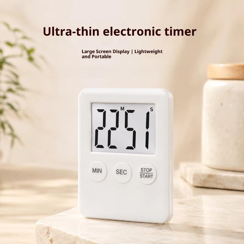 Magnetic Digital Kitchen Cooking Timer Multicolor Countdown Alarm Clock For Student Study Cooking Baking Time Management