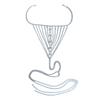 Stylish Hollow Rhinestone Body Chain Waist Chain, Nightclub Party Exaggerated Women'S Bikini Accessories