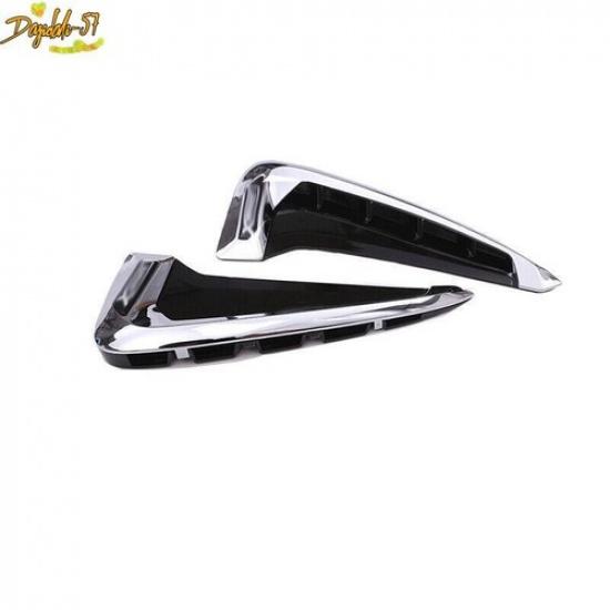 Chrome ABS Fender Side Air Outlet Cover Trim For BMW X5 F15 2014-2016 2017 2018