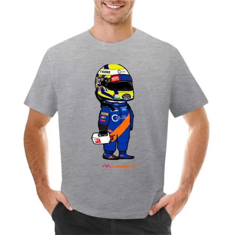 Lando-Norris-And-The-Milk T-Shirt Blank T Shirts Animal Print Shirt for Boys Graphics T Shirt Funny T Shirts Men T Shirts