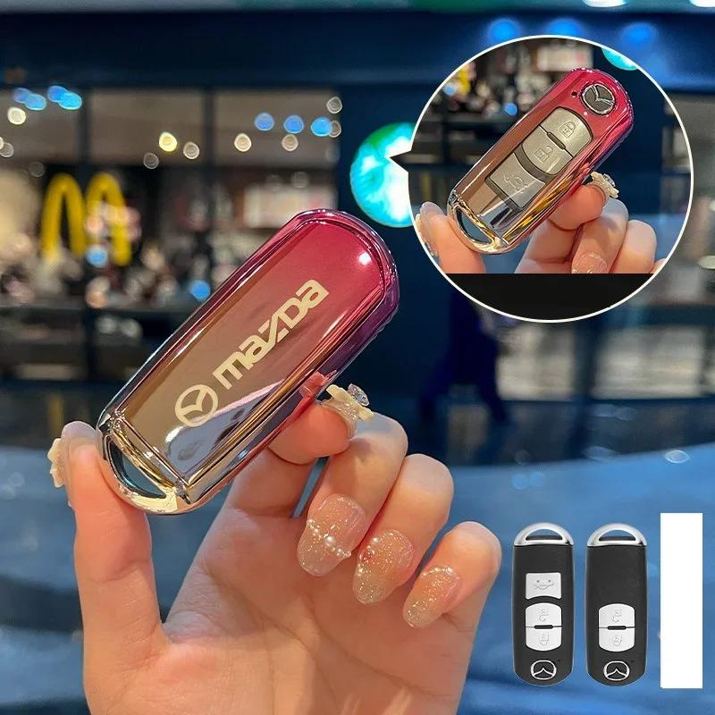 

2025 Горячий ТПУ Чехол-Защита Держатель Оболочка для Автомобильного Ключа Для Mazda 2 3 5 6 Axela Atenza Demio CX-3 CX5 CX-7 CX-9 MX-5 2015-2019 A